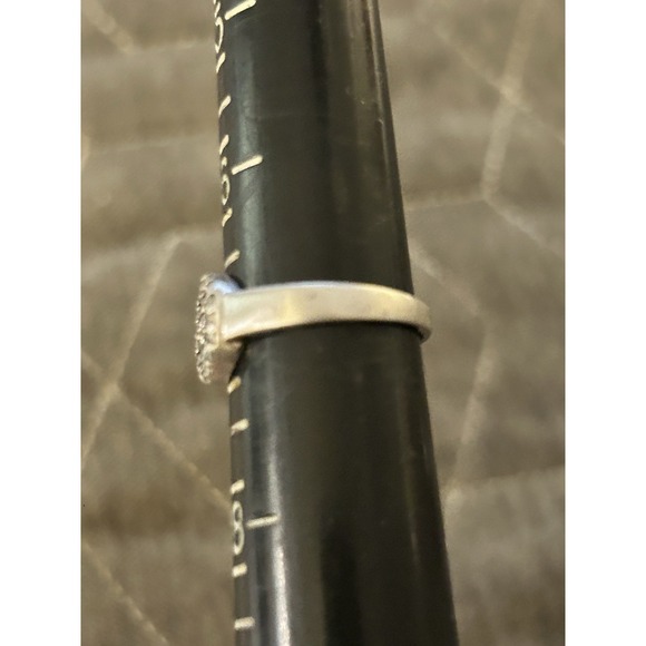 925 STERLING SILVER ''PEACE'' SIGN RING SIZE 7 FAS #414 - Picture 5 of 7